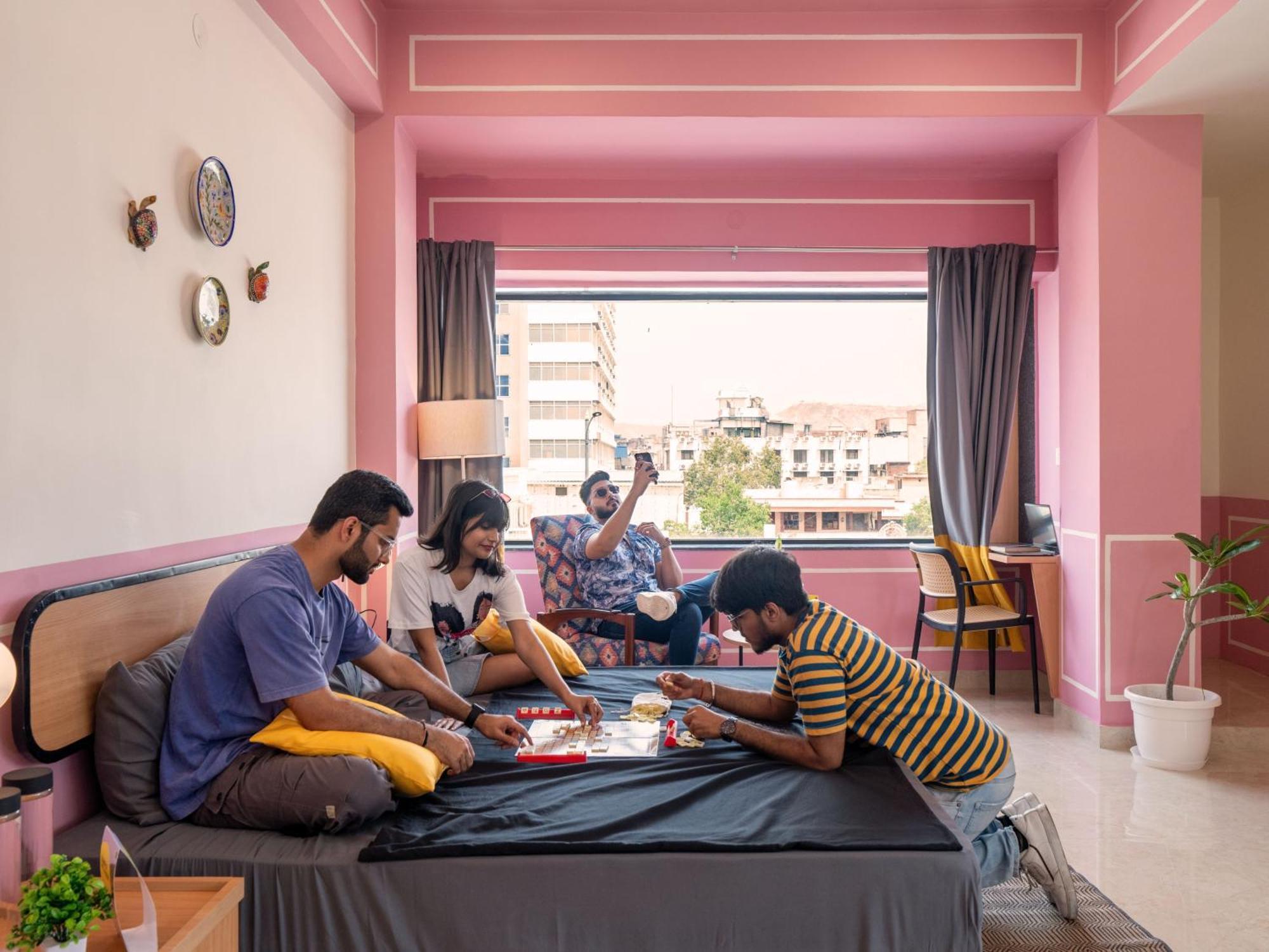 The Hosteller Jaipur, Mi Road Екстериор снимка
